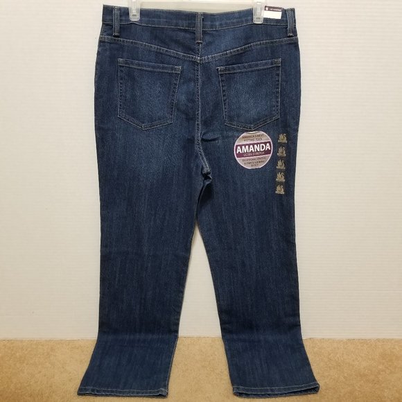 Gloria Vanderbilt jeans 14P 14 Petite NWT Amanda stretch Heritage Fit denim NEW - Picture 2 of 11
